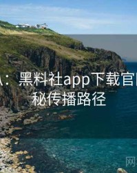 独家深扒：黑料社app下载官网影视揭秘传播路径