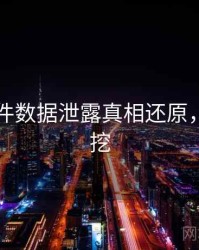 91大事件数据泄露真相还原，一起深挖