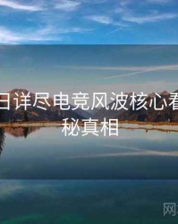 黑料每日详尽电竞风波核心看点，揭秘真相